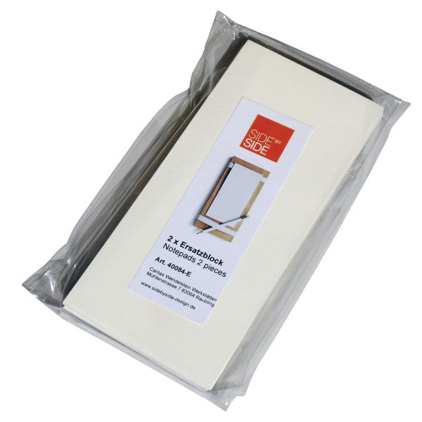 Ersatzblock 2er Set fuer Notizblockhalter