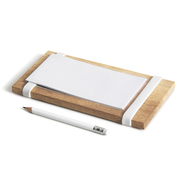 Ersatzblock 2er Set fuer Notizblockhalter weiss